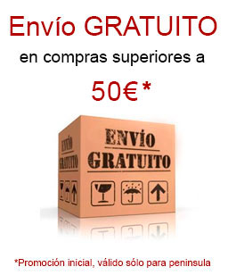 envío gratuito en compras superiores a 50 euros